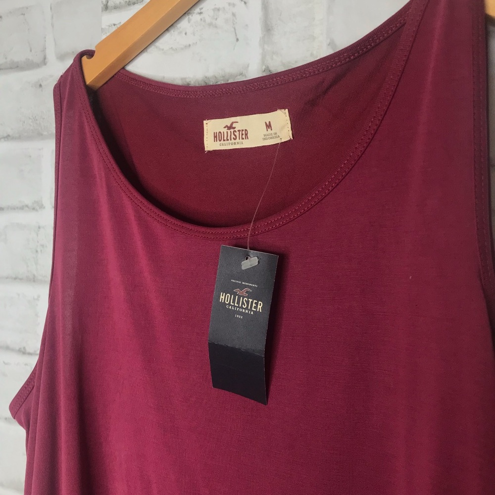 Maroon Hollister Bell Long Sleeve Top - Picture 5 of 8